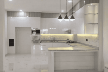 Jasa Pembuatan Kitchen set Finishing HPL - Retail