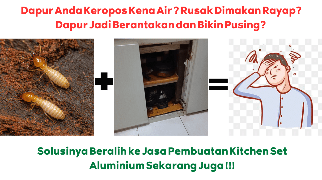 Kitchen Set Berayap Bikin Pusing