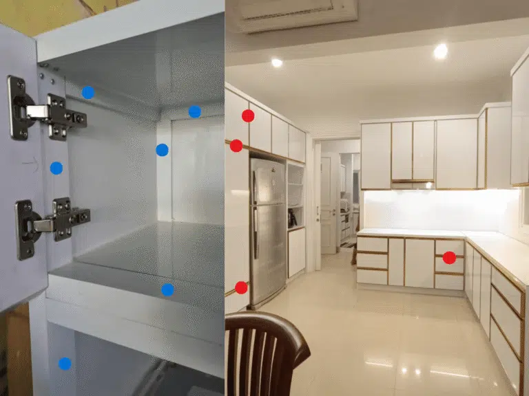 Contoh Kitchen Set Aluminium Single Layer