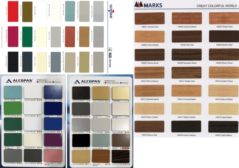 Pembuatan Kitchen Set Aluminium Laminasi ACP